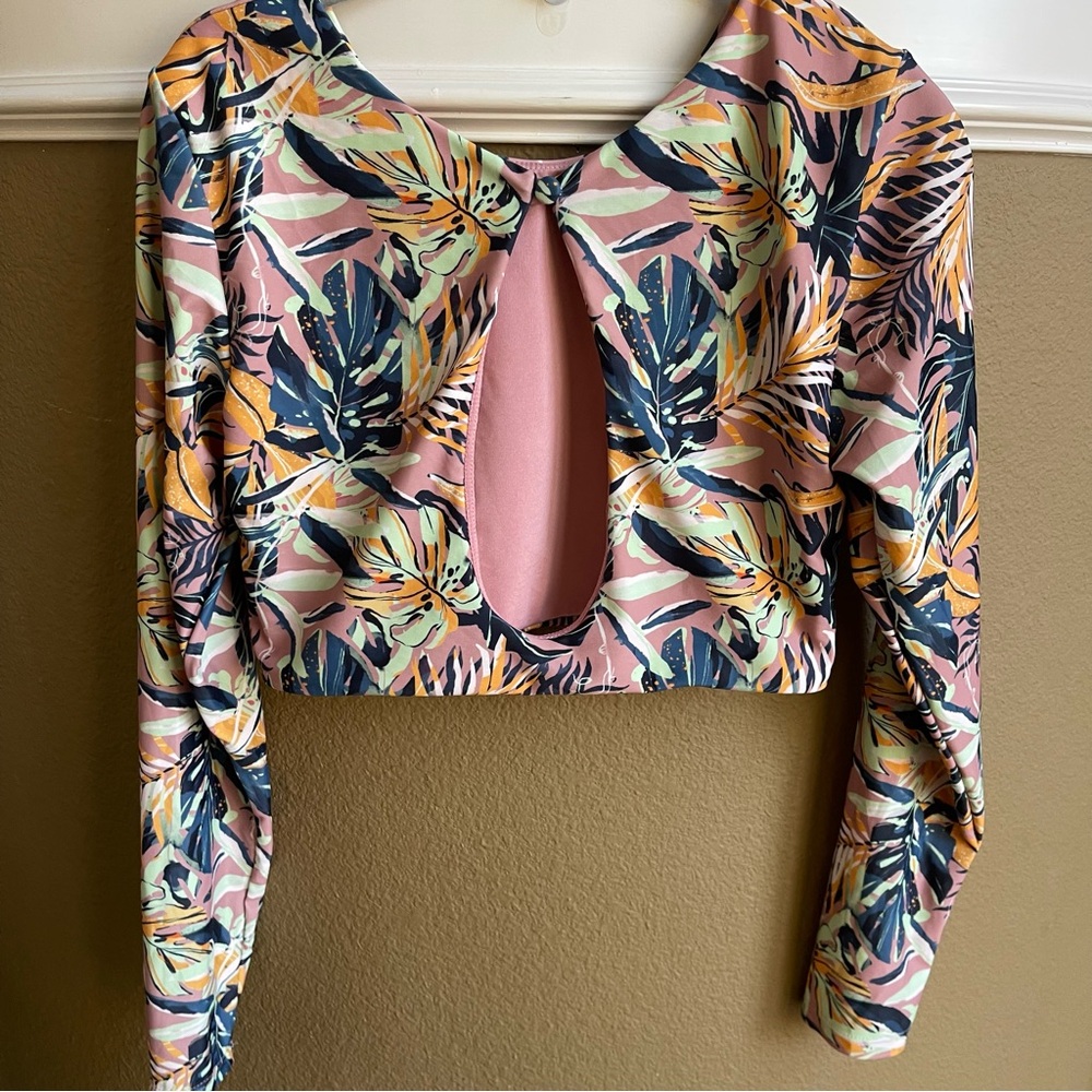 PHAX Cropped Long Sleeve Rashguard Large - Picture 3 of 11